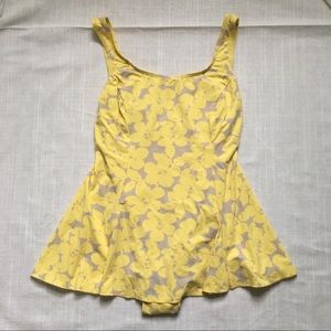 SALE! Vintage Swim Floral One Piece Like New